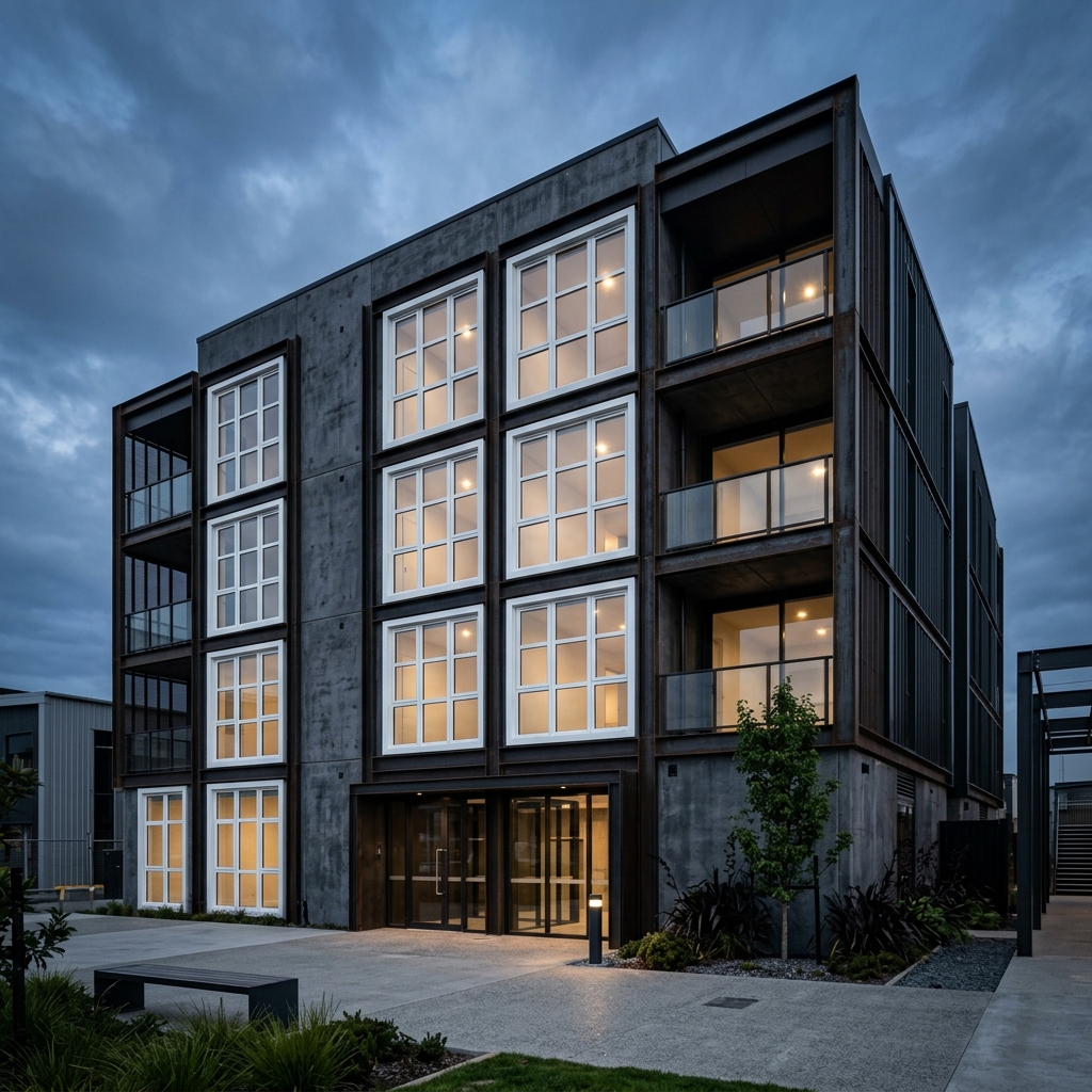 Modern building facade